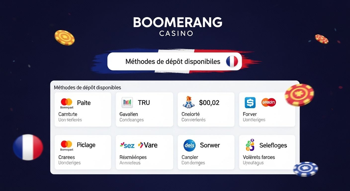 Méthodes de dépôt disponibles minimum deposit casino